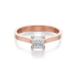 Pierścionek z diamentem różowe złoto AJPZ_006